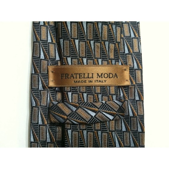 FRATELLI MODA MENS NEW MULTICOLOR 100%SILK CLASSIC NECK TIE  FRATELLI MODA MEN\'S NEW MULTICOLOR 100%SILK CLASSIC NECK TIE WIDTH: 3 7/8\